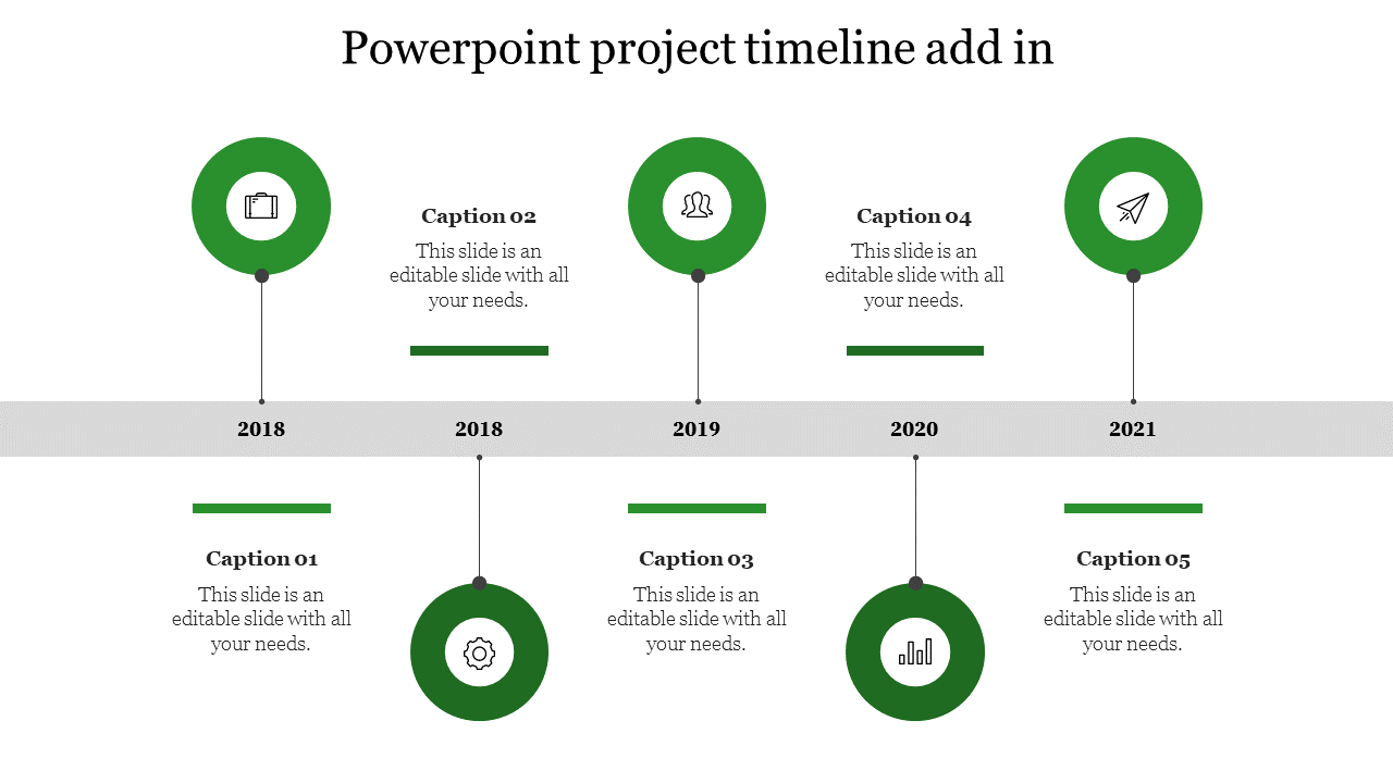 Free - Amazing PowerPoint Project Timeline Add In Presentation